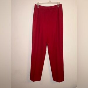 Vintage Evan Picone Red Wool Slacks NWT Size 12 New Old Stock